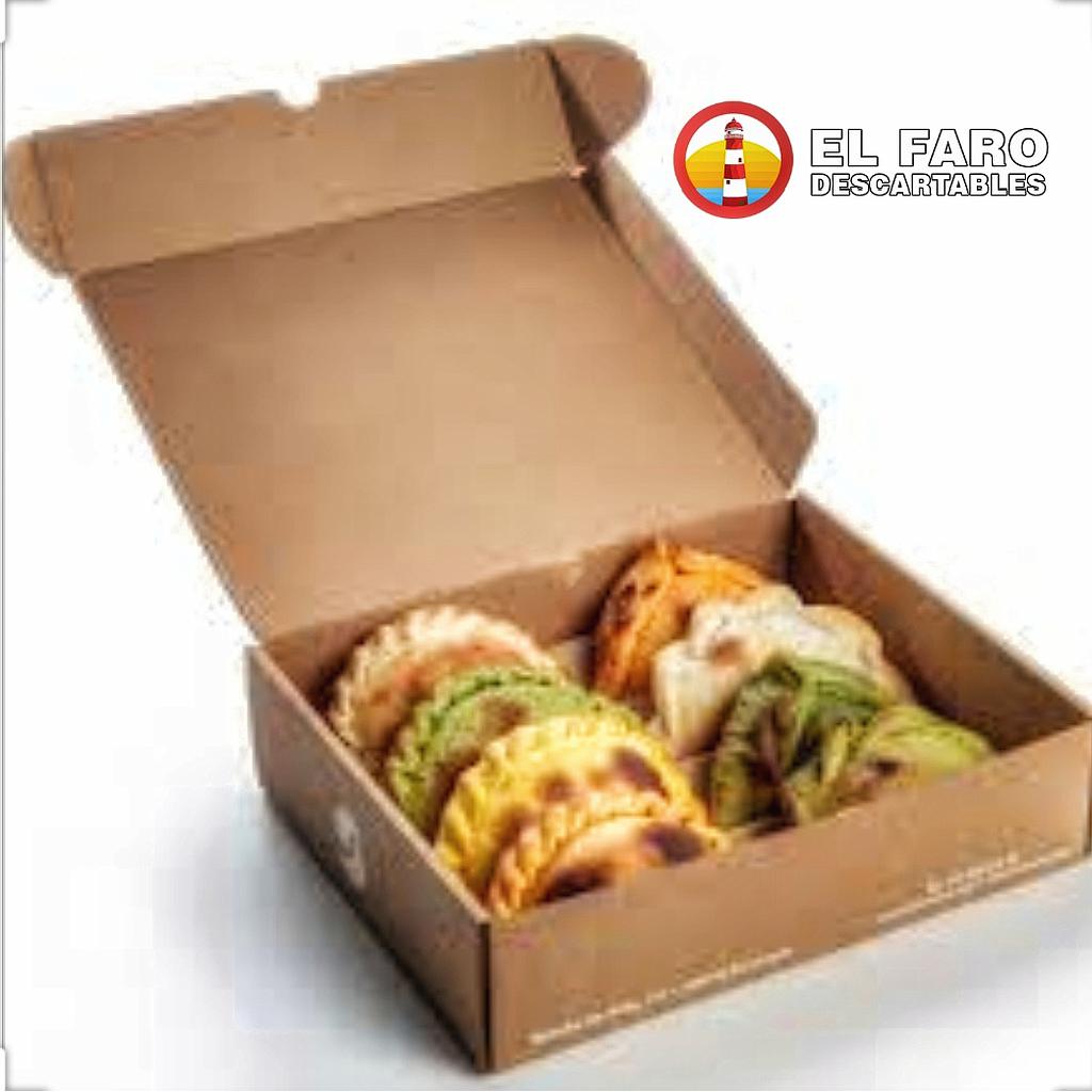 12 EMPANADAS Microcorrugada caja x Unidad.