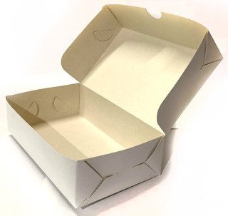 25x25x12cm Caja blanca x unidad.