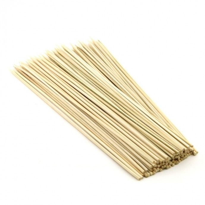 25cm Palitos Brochette x 100 unidades