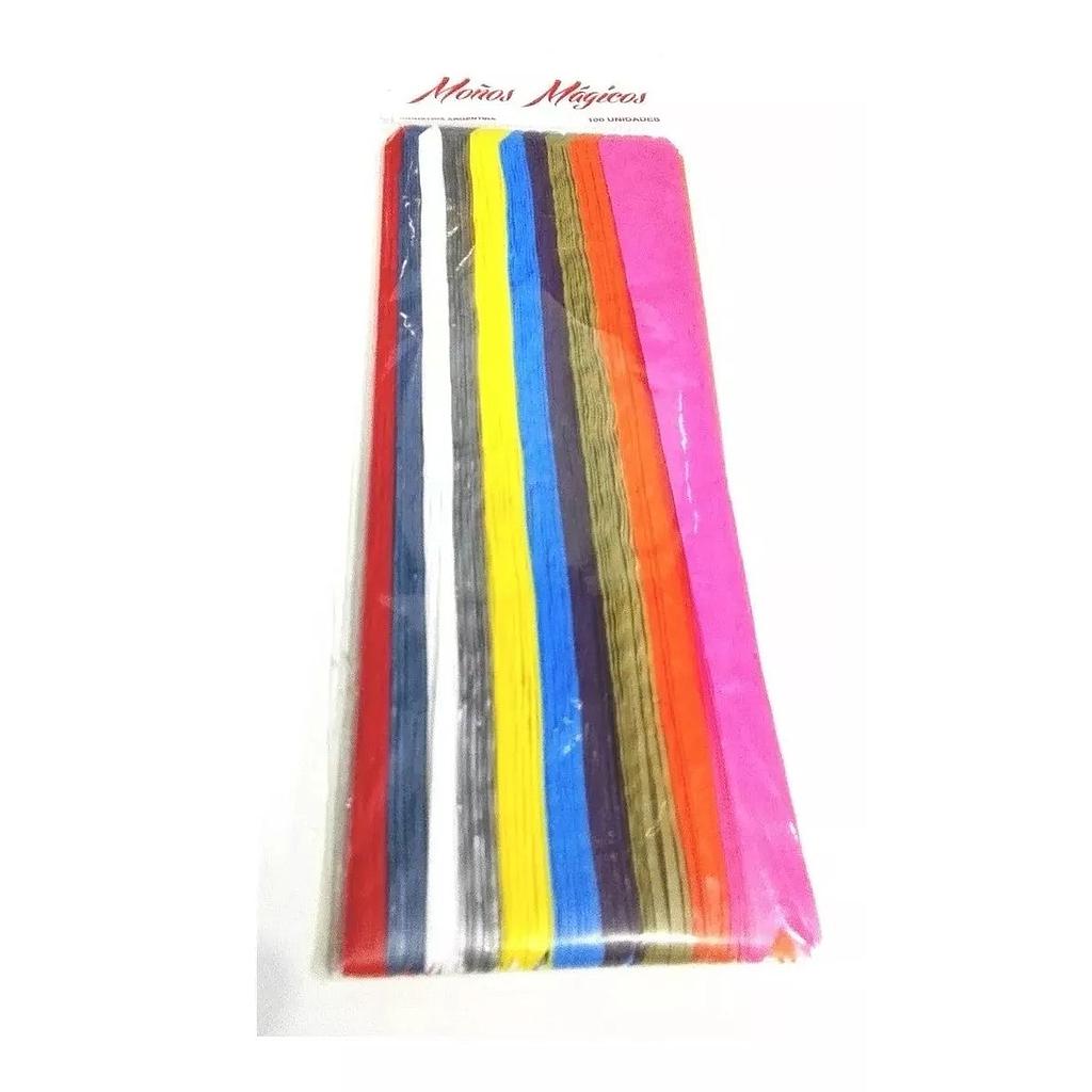 N°25 SURTIDOS Moños magicos x 100 unidades.