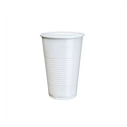 300cc x Unidad Vaso blanco.