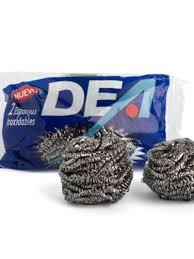 Esponja ACERO INOXIDABLE "DEA" x 2 unidades.