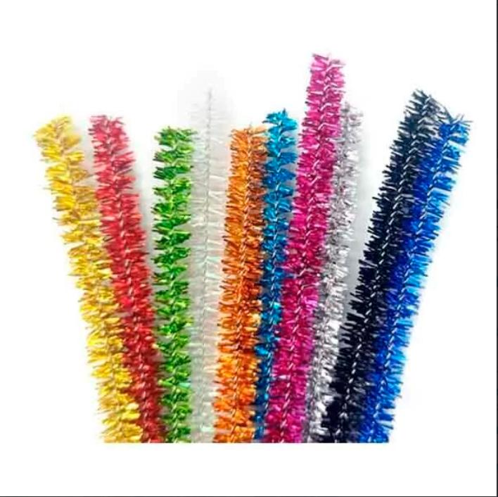 Limpia pipa multicolor x 100 unidades.