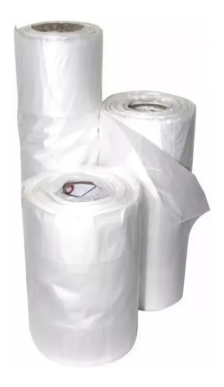 10x15 Bolsas plasticas bobinadas "Baja densidad" x unidad.