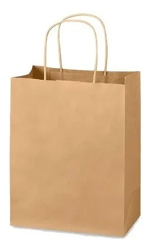 12x8x19cm Bolsa kp kraft manija x unidad