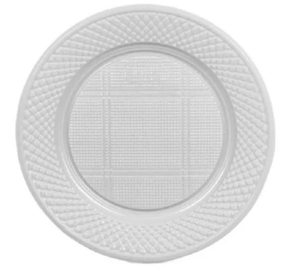 N°22 Plato blanco x 10 unidades.