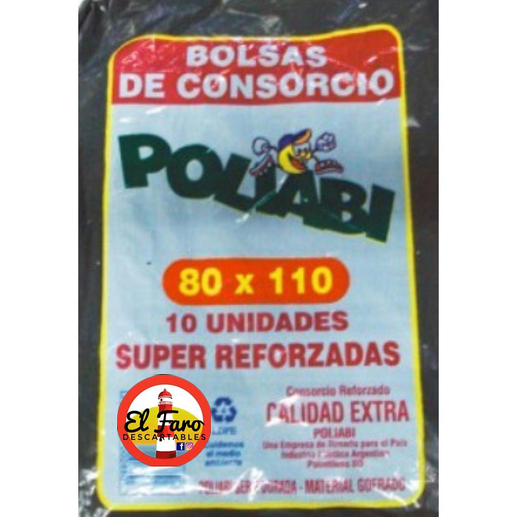 80x110 RESIDUO/CONSORCIO Bolsas x 10 unidades.