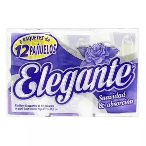 10u (x6 paquetes) - Pañuelos descartables.